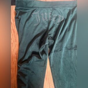 Juicy Couture Women’s Dark Green Tracksuit Bottoms! Y2K!